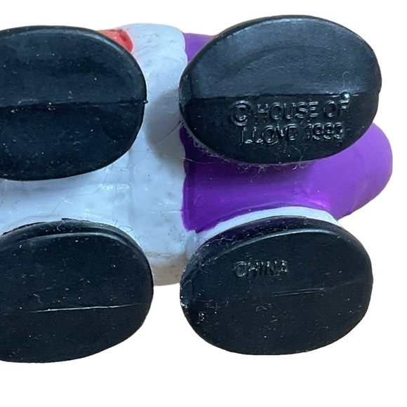 1993 House of Lloyd 2 Christmas Dinosaur Hanging Ornaments Vintage Collectibles - Picture 8 of 9